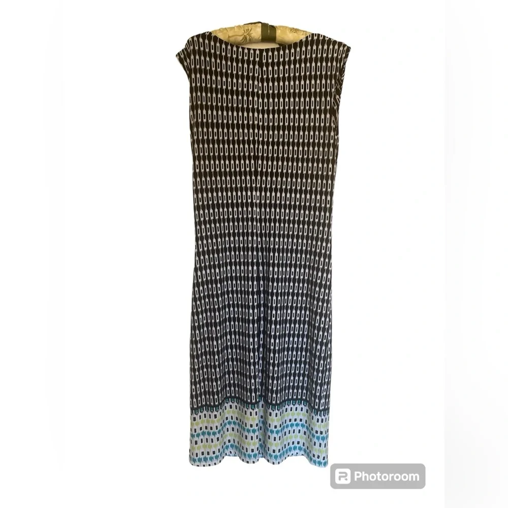 The Limited geometric patterned sheath sleeveless dress size medium